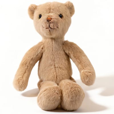 Bloemetje & Bear -Milo Pluche Beer 35 cm - Zachte Knuffel -Cadeau voor Kinderen en Volwassenen