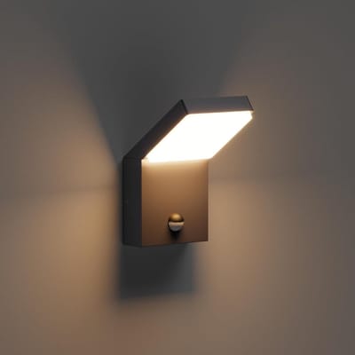 Buitenwandlamp met Bewegingsmelder - IP65 Waterdicht, 1500 Lumen, LED Wandlamp voor Terras en Ingangen - 24W