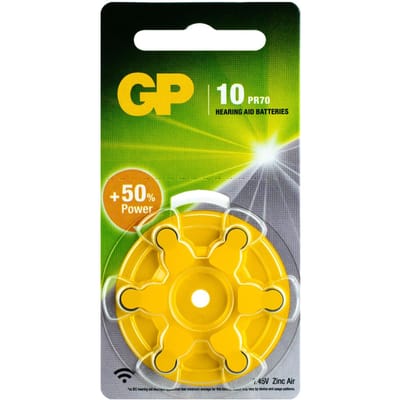 GP ZA10 Hoorapparaat Knoopcel Zinc Air Batterij