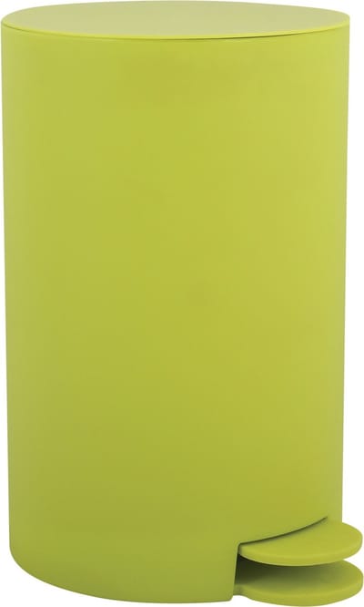 MSV Osaki Badkamerprullenbak - Kleine Prullenbak Badkamer met Pedaal - 3 Liter - Polypropyleen - Slanke Pedaalemmer