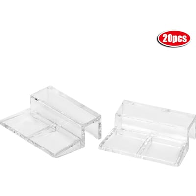 20 Stuks Glazen Deksel Acryl Clip Houder Steun Klem Accessoire voor Aquarium Vissenkom 8mm