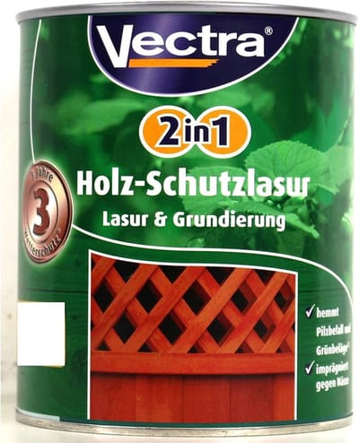 Vectra - Houtbeschermingsglazuur - 2 in 1 - Lak & Primer - Beits - 5L