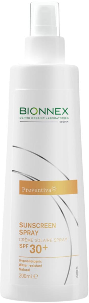 Bionnex Preventiva Zonnebrand Spray SPF 30+ - 2 x 200 ml - Voordeelverpakking