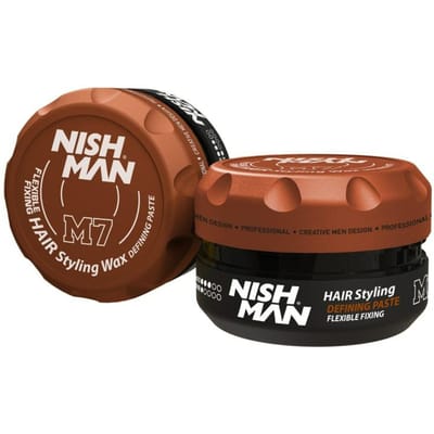 Nishman M7 Pâte Pommade Fixation Flexible Définition pour Cheveux 100 ml