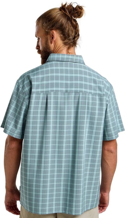 Jack Wolfskin Meseta Shirt Men - Outdoorblouse - Heren - Check Dark Navy - Maat M