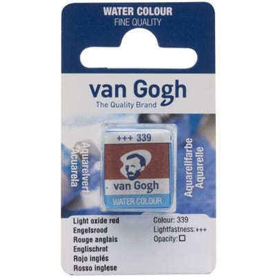 Peinture aquarelle van Gogh godet Rouge anglais 339 rouge