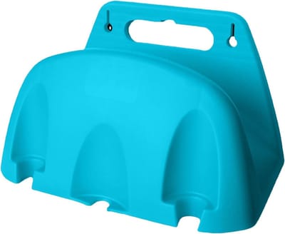 Tuinslang Houder - Slang Ophangsysteem - Opgeruimd Tuinieren - Waterdicht Materiaal - 16.9 x 13.1 cm - Blauw