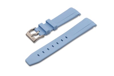 Watch Mates - MoonSwatch Horlogebandje - Lichtblauw + Gratis Tool & Pushpins