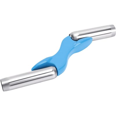 Outil de jointoiement de maçonnerie Truelle à briques en acier inoxydable 4 tailles 1/2 3/4 5/8 7/8 pouce pour le jointoiement de briques et la réparation de murs bleu