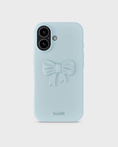 Holdit Silicone Sticker Bow - Mineral Blue