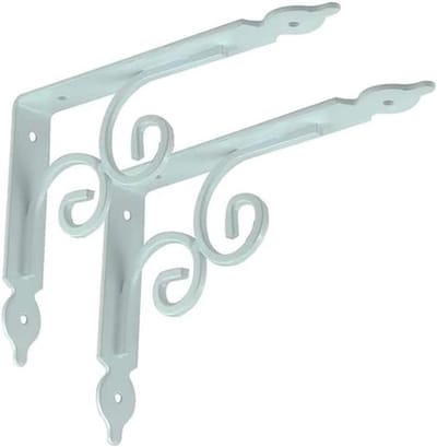 Steunplank Beugels - Wandsteunen Plank - Opbergen Huis - Zware Belasting - 14cm - Wit