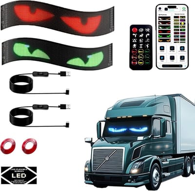 Flexibel LED-scorebord voor Auto's en Vrachtwagens - Programmeerbaar Licht voor Reclame en Decoratie