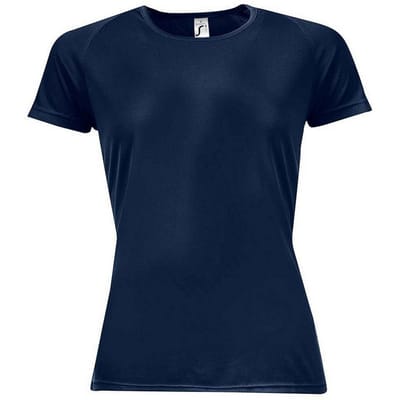 SOLS Dames/Dames Sportief Raglan T-shirt (Franse marine)