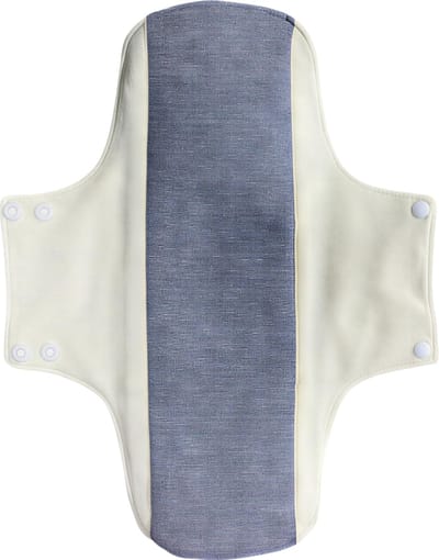 Katoenen Lekvrije Luiers en Inlegkruisjes – Wit – Wasbare Sanitaire Pads voor Volwassenen, Postpartum en Ouderen – Absorberende Onderbroekpads en Menstruatiebescherming, Comfortabel en Herbruikbaar