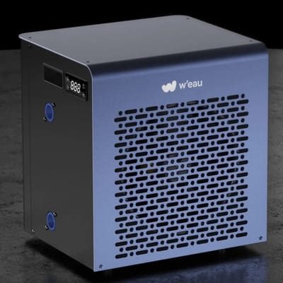 W'eau Mini inverter zwembad warmtepomp - 4,5kW - Warmtepomp zwembad - Plug & Play - voor zwembaden tot 14.000L - Inclusief Heater Cleaner