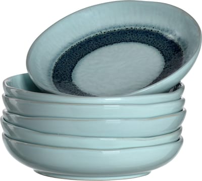 Leonardo Matera serviesset 24 delig - keramiek - blauw