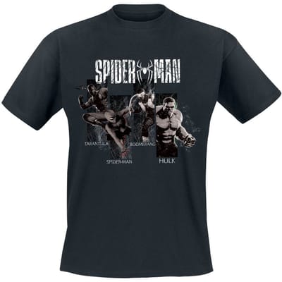 Spider-Man - Disney T-shirt - Brand New Day - Characters Pillars - S tot XXL - voor Mannen - zwart