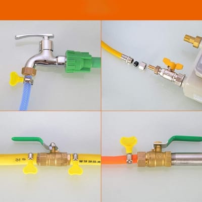 Draadconnector voor 1/8" Male Pipe Fitting met 6mm Barb voor Tuin, Vijver en Slangtoepassingen in Messing