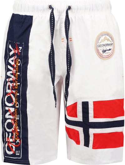 Geographical Norway Zwembroek Quemen Wit - S