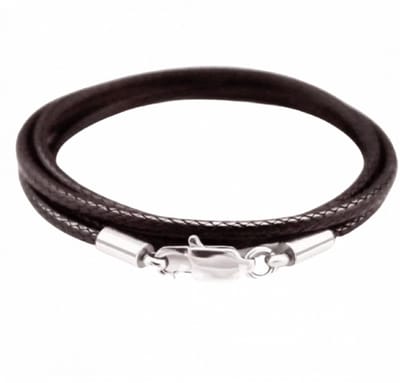 Koordketting-luxe-Donker Bruin- 2.5 mm-Basic-70 cm-Charme Bijoux