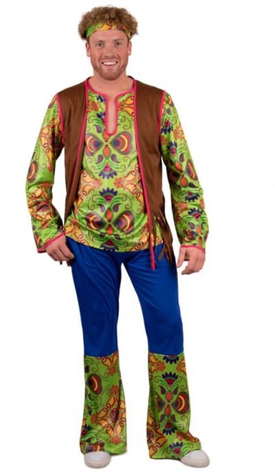 Hippie man Kostuum Cornelis - Maat 50