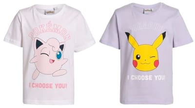 Pokemon - T-shirts - Maat 104/110 - 2 stuks - Kinder