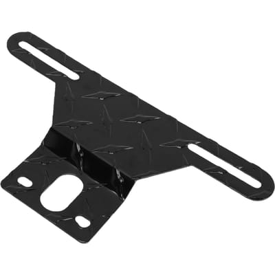 Support de Plaque d'Immatriculation de Remorque avec Trou de Montage Universel en Alliage d'Aluminium pour Remorque Voiture Camping-car Camion