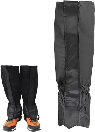 Sneeuwlaarzen Legging voor Outdoor Broek voor Wandelen Klimmen Trekking Skiën - 1 paar zwart