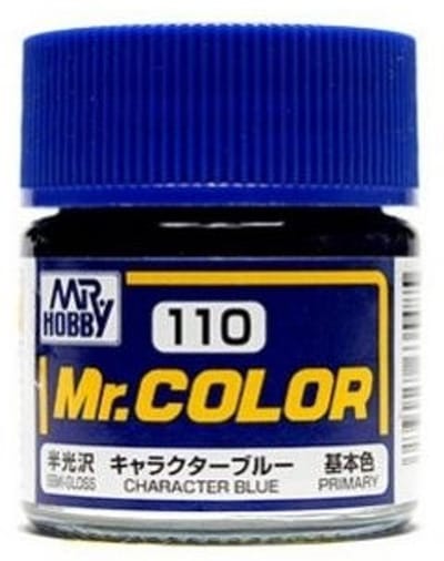 Gunze Mr. Hobby C-110 - Mr. Color 10 ml Character Blue - Lacquer Modelbouwverf