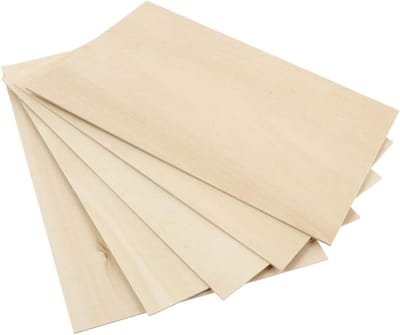 Multiplex Platen - Houten Ondergrond - Hobby Projecten Maken - Glad En Vlak - 30x20cm 5 Stuks - Natuurlijk Hout