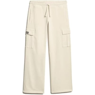 Superdry - Athletic Essentials Vintage Cargo joggingbroek met wijde pijpen - Dames - Broeken