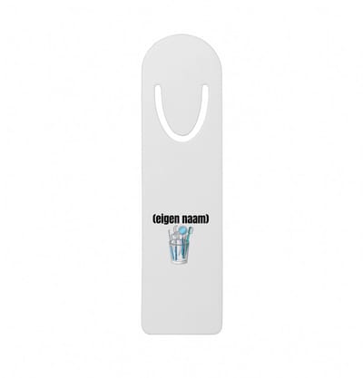 Hacebo® - tandarts materiaal met eigen naam metalen boekenlegger - Tandarts - mondhygiënisten/tandartsen - iemand die tandarts is of mondhygiënist - verjaardag - cadeau - kado - geschenk Bladwijzer boekenleggers - 12.7 cm x 3.2cm
