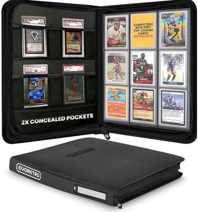 Shield+ Toploader Portfolio Zwart (216 kaarten)