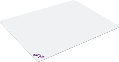SnelShoppen - Transparante vloerbeschermmat 75x120 cm - Multifunctionele PVC harde vloerbeschermingsmat - Duurzame waterdichte kunststof onderlegger v