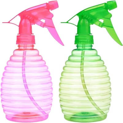 Hervulbare spuitflessen - Nevel sproeiers - Planten water geven - Verstelbaar mondstuk - 500 ml 2 stuks - Transparant