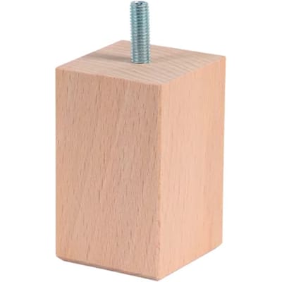 Duraline Meubelpoot Vierkant Hout 5x5x8cm Beuken Fsc