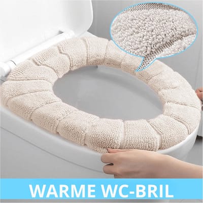 Waledano® Toiletbril Hoes - Wasbaar - WC Bril Cover - Duurzaam Toiletbril - Warme - Zachte - Rekbaar - Seat - Herbruikbaar - WC-Brilhoes