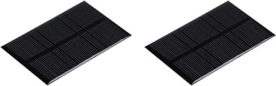 Set van 2 Mini Zonnepanelen (0,66W) voor DIY Elektrische Projecten - 5.5V, 120mA