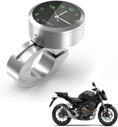 Waterdicht Motorfiets Stuurhorloge - Verlicht Digitaal Uurwerk