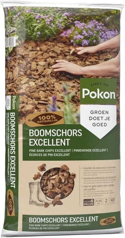 Decoratieve Boomenschors Siergrind 40L voor Tuinpaden en Borders