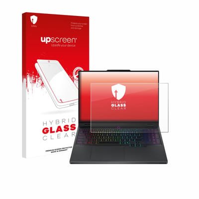 upscreen - Screenprotector voor Lenovo Legion 5 15IRX10 PF9XB5828034 - Folie Beschermfolie Beschermglas transparant