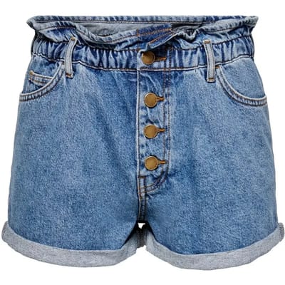 ONLY ONLCUBA PAPERBAG DNM SHORTS NOOS Dames Jeans - Maat M