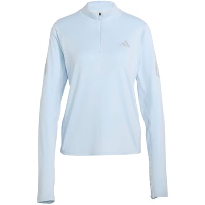 adidas adi365 Zip  Hardloopshirt Dames-blaugrau