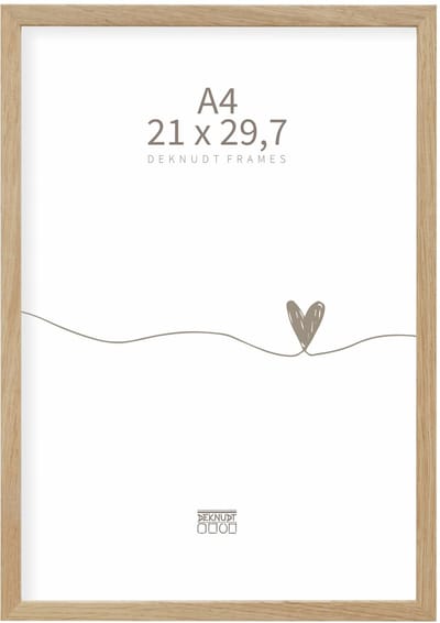 Deknudt Frames fotolijst S47CJ1 - naturel eik - foto A4 (21x29,7 cm)