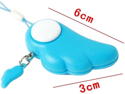 Be Safe - Persoonlijk Alarm Met Sleutelhanger - Sirene Alarmsysteem - Geschikt Alarm voor Vrouwen en Kinderen -blauw