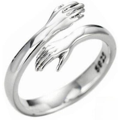 Bague dorée à la mode bijoux haut de gamme taille réglable bague antique bague à tenir femme Kofo Resizable argenté