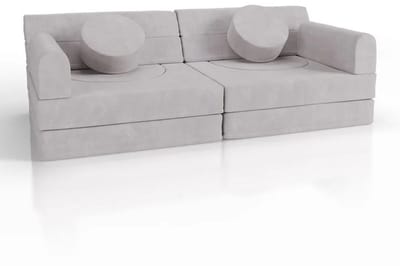 Kinderbank Kayo - Corduroy - Incl. Kussens - Beige