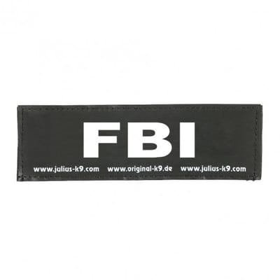 Julius K9 Tekstlabel – FBI groot