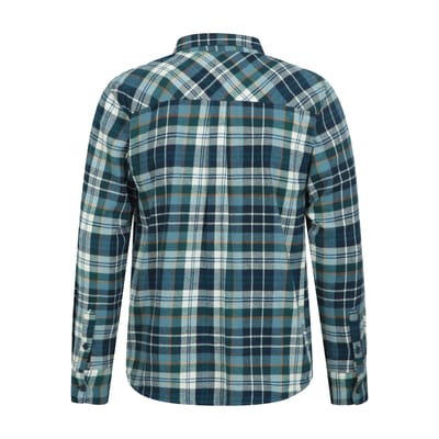 Mountain Warehouse Heren Flanellen Overhemd Trace (Set van 2) (Maisblauw)