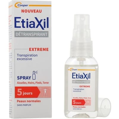 Anti-transpirant - Etiaxil - Extreem - 30ml - 5 dagen werkzaamheid - Zonder parfum